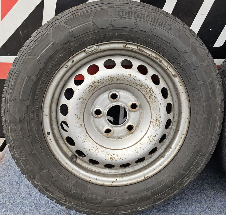 JanteTabla 16''5x120+Cauciucuri 215-65-16''C-VwT5/Transporter/Multivan/Caravelle