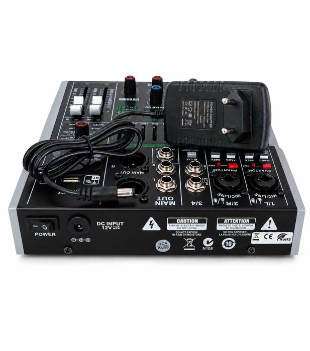 Pasiv mixer audio 4 canale AK4 Stereo canal 99 Efecte DSP USB Bluetooth Egalizator 7 benzi
