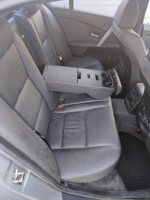 Черен кожен рекаро салон за BMW e60