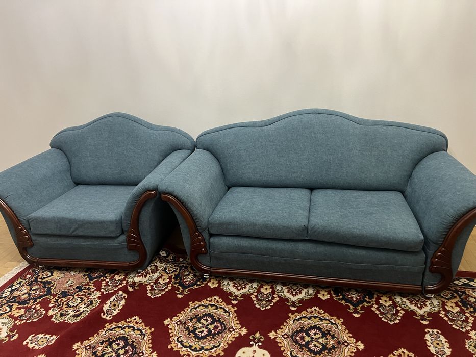 Мягкая мебель софа и кресло