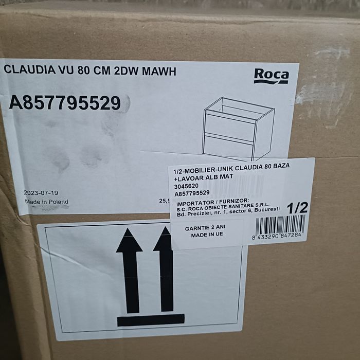 Masca de baie+lavoar  mobilier firma Roca