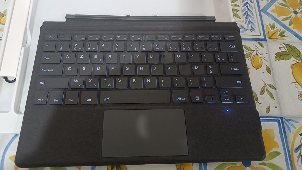 Tastatură TiMOVO AZERTY,iluminare,Microsoft Surface Pro 7/6/4/3