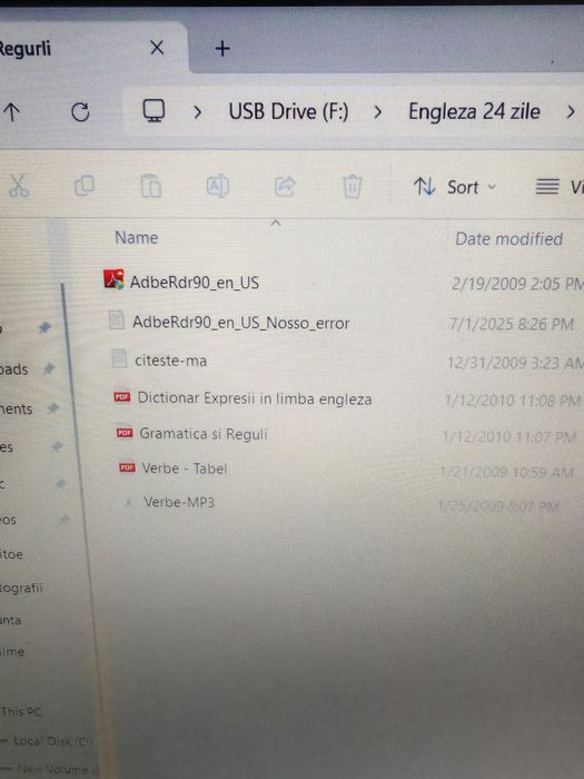 Carte engleza + stick