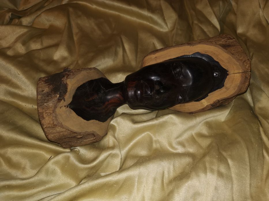 Абанос дърворезба Африка Руанда Първокласна на