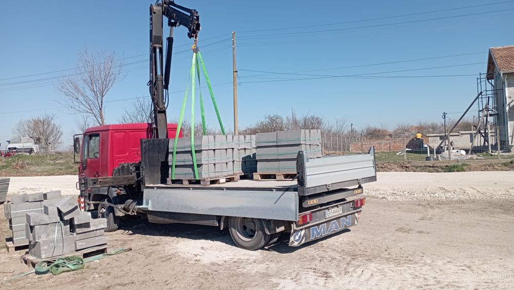 кран под наем Доставка на строителни м