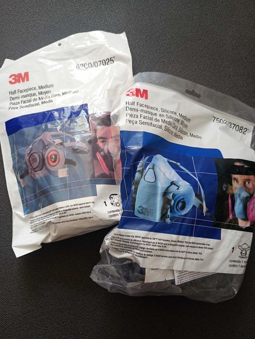 3М 6200/7502 работни маски с филтри; филтри за 3М 6200 маски.