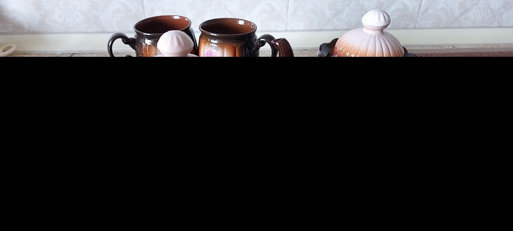 Старинный керамический набор