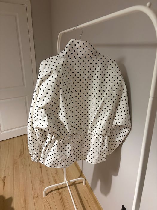 Polka dot high neck jacket pull&bear