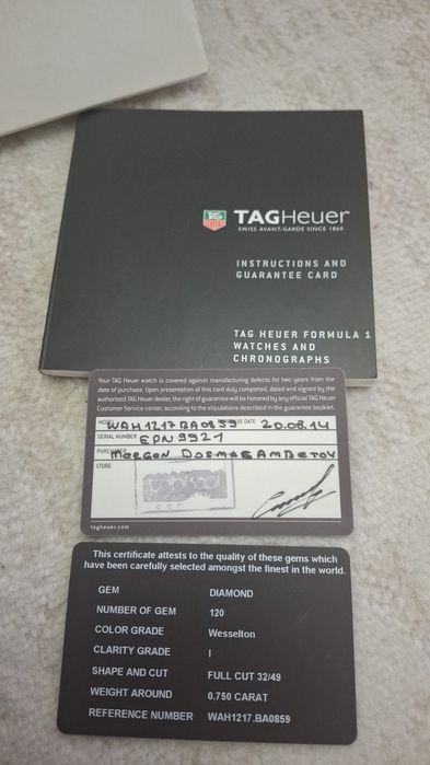 Часы бренд TAG Heuer Formula 1