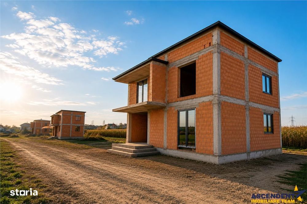 Casa individuala, intabulata, P+1, la rosu, teren 500 mp, Sanpetru, Br