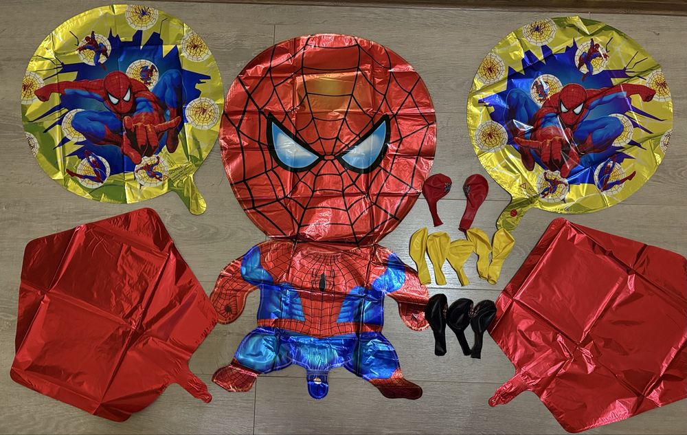 Seturi Spiderman +cadou cifra aniversara