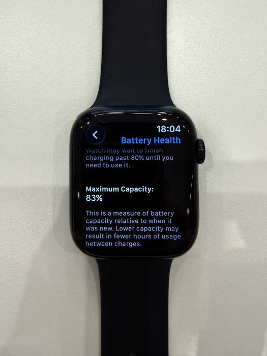 Apple Watch Series 7 45mm Midnight Alumiun Case GPS