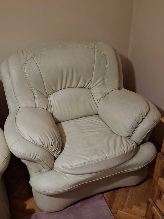 холна гарнитура в цвят "шампанско"