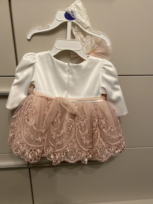 Se vinde rochie botez/ 0-3 luni
