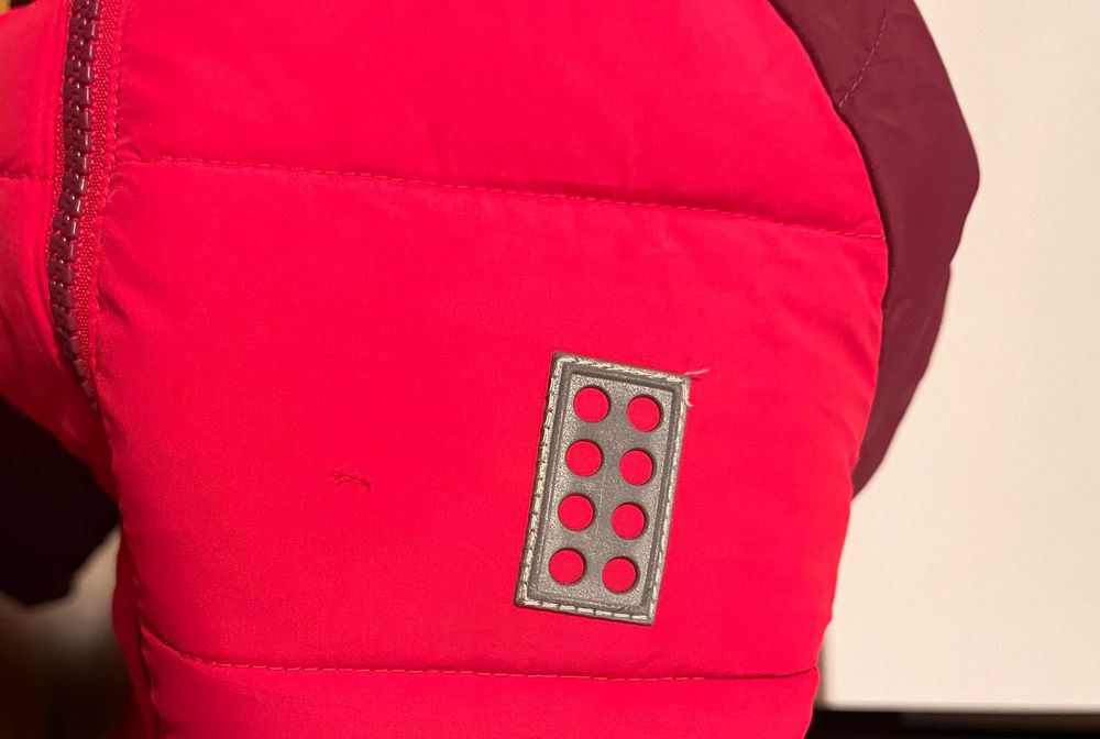 Детско зимно яке LEGO WEAR (128cm) - червено