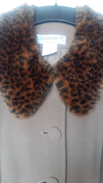 Палто от кашмир бежово