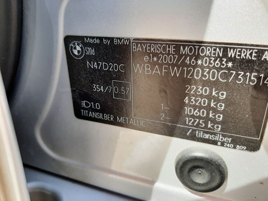 Bara fata bmw f10,f11