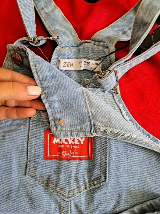 Salopete denim fetite(gemene)