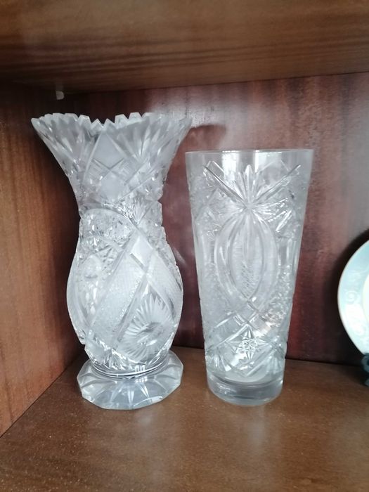 Кристални вази, големи