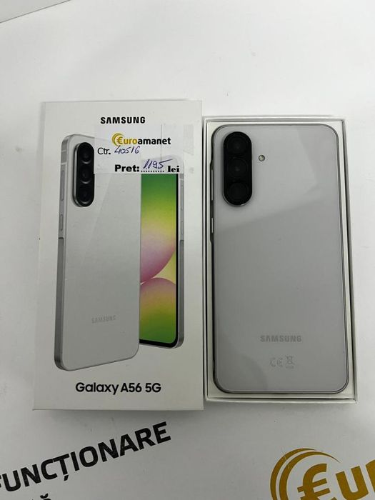 Telefon mobil Samsung Galaxy A56, Dual SIM, 8GB RAM, 128GB -I-