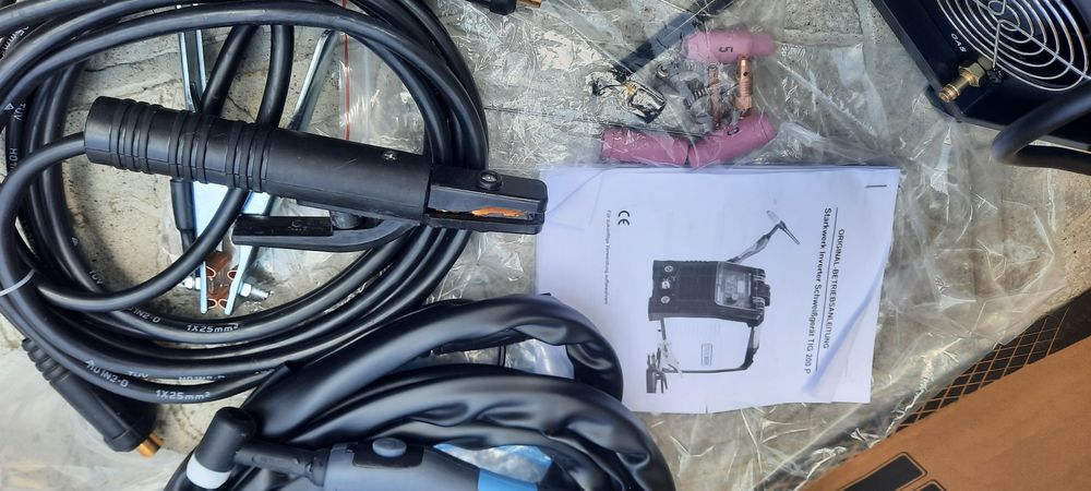Немски Електрожен /Аргон Starkwerk 200p работещ със всички видове електроди
