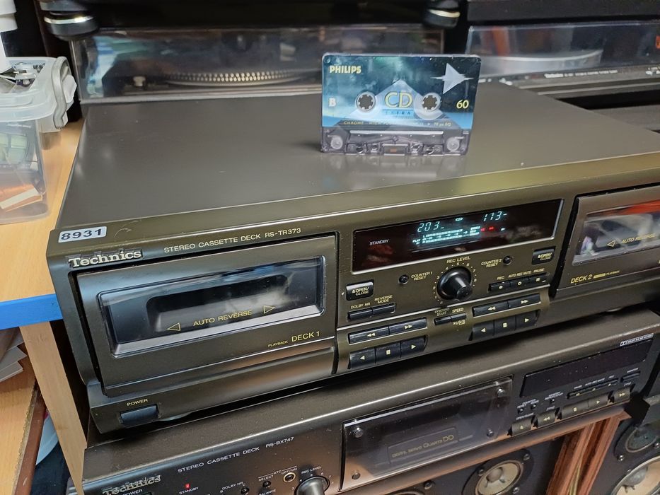 Technics rs tr373 duble deck caseta oldschool