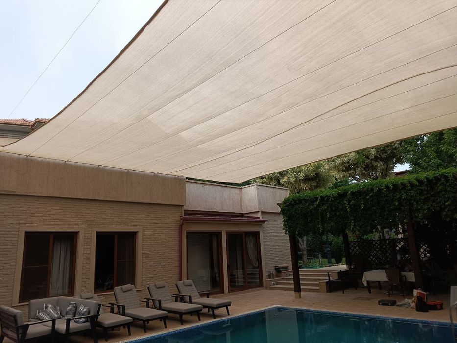 Салафан баннер тент карейски китайски установка киламз ва сотамз