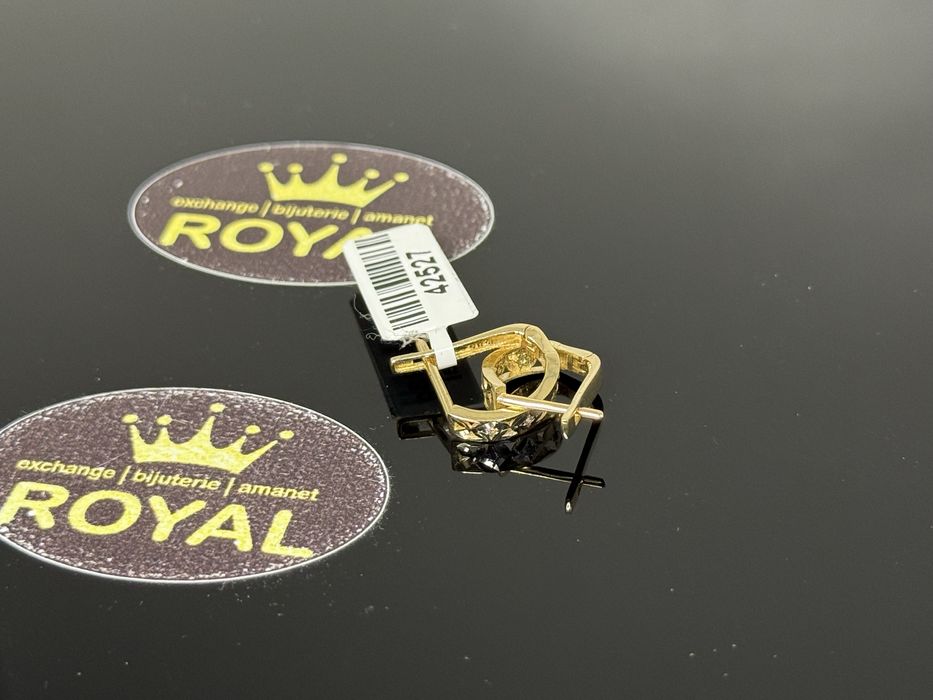 Bijuteria ROYAL : Cercei AUR 14K / 1.93 GR