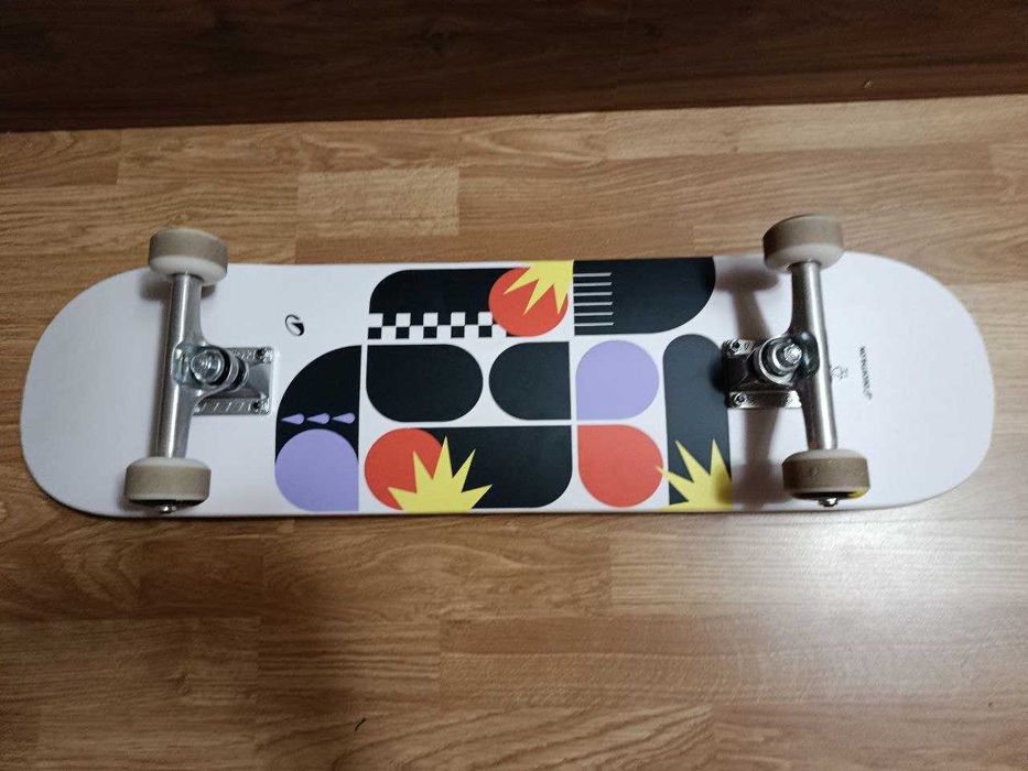 Скейтборд для взрослых и детей, с принтом.