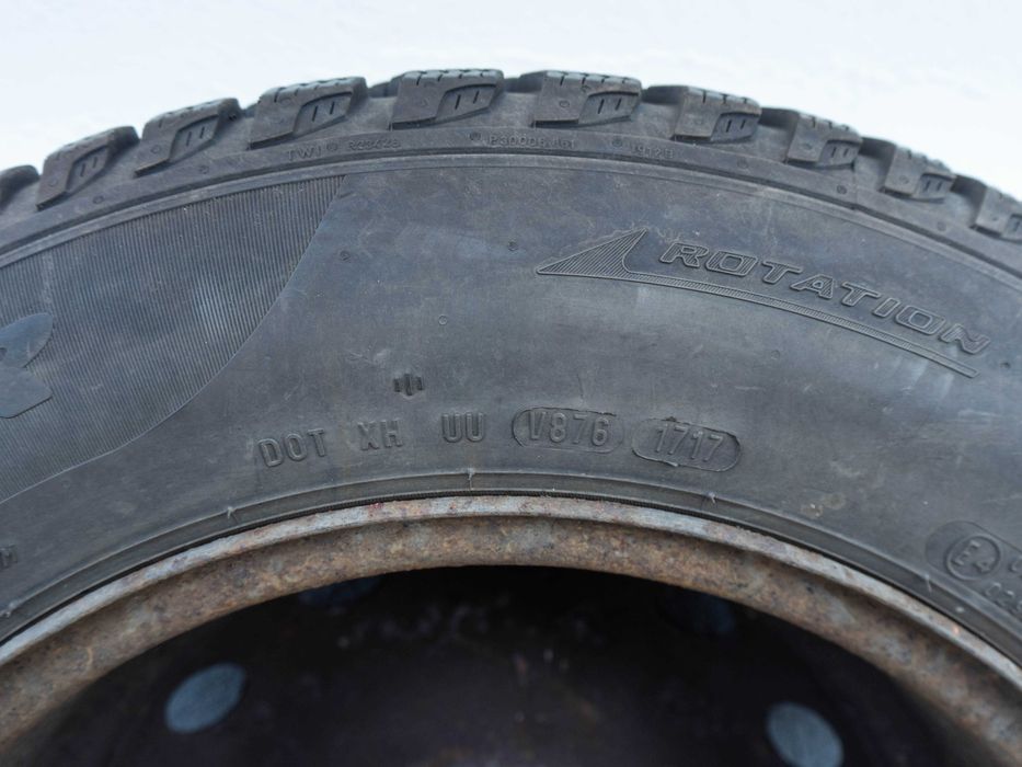 Jante tabla 6.5J x 15" plus Anvelope Iarna Pirelli 195/65 R15