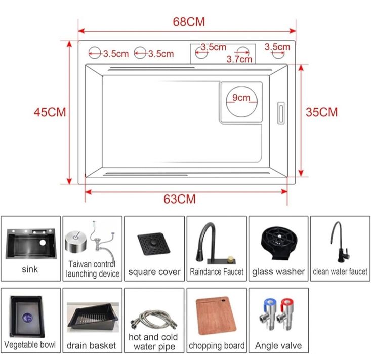 Vând chiuveta multifuncționala
