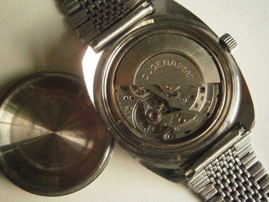 DUGENA, automatic, 36,5 mm, PUW 1561, 25 jewels, Pfortzheimer, Germany