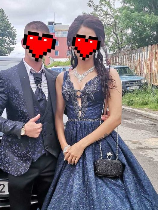 Синя Бална Рокля