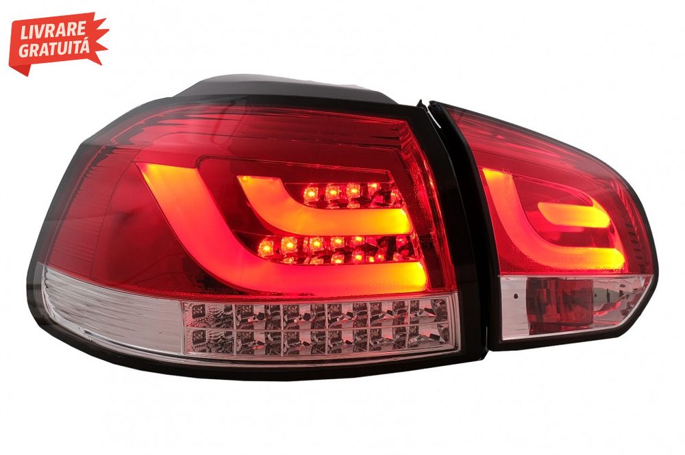 Stopuri LED VW Golf 6 VI Hatchback (2008-2013) Rosu Clar