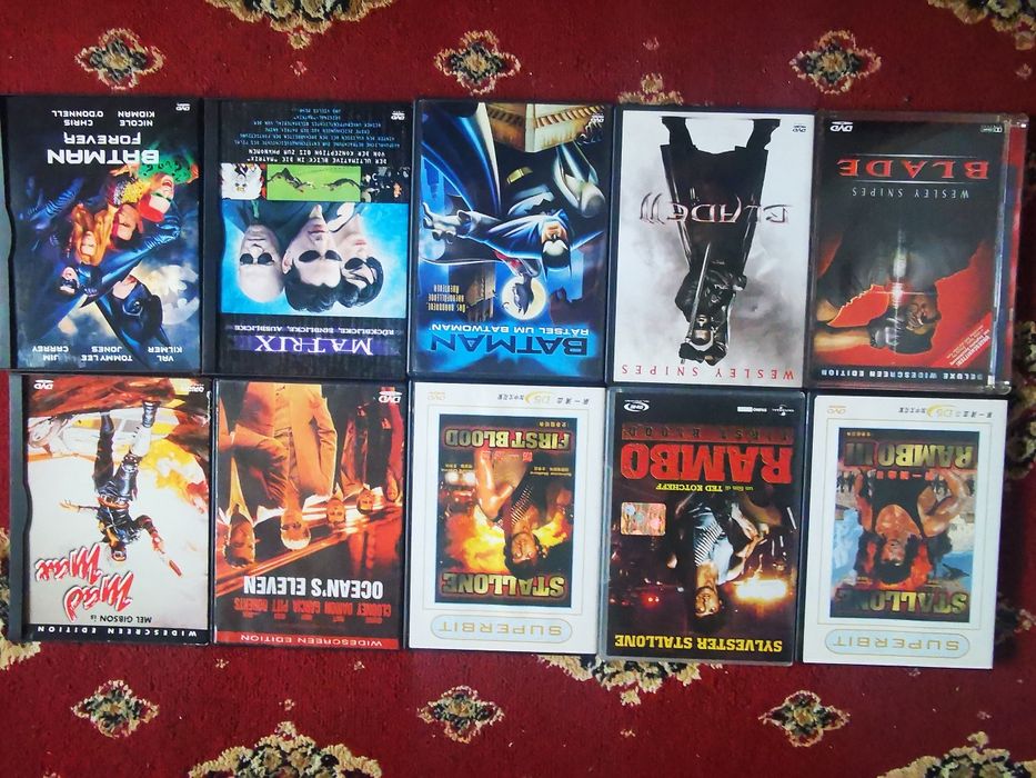 Filme Dvd Matrix Blade Mad Max Rambo