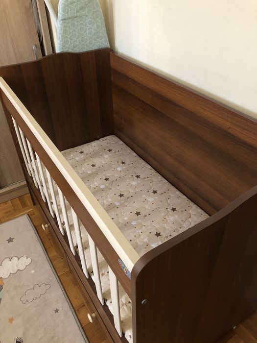 Детско креватче 60/120 см с матрак