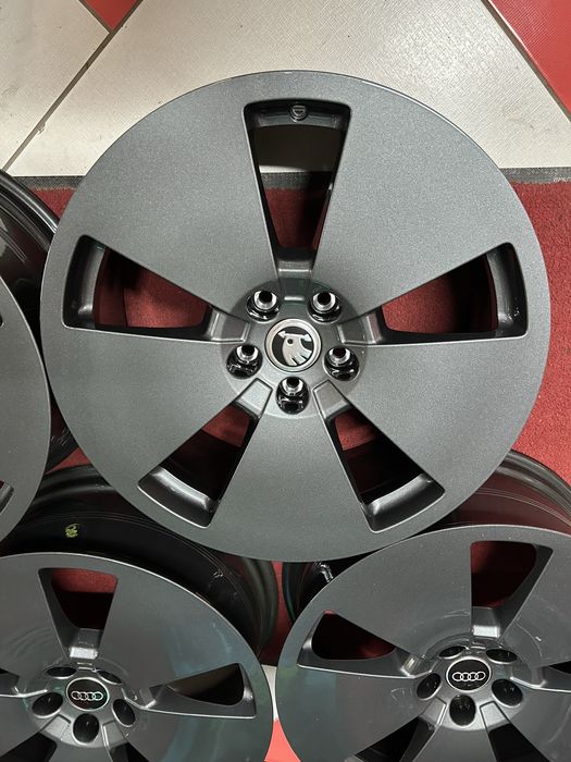 Джанти 19 Цола 5х112 Audi A4 A5 A6 A7 A8 Q3 Q5 Q7 Q8 Etron VW Tiguan Passat Skoda Kodiaq Нови Оригинални