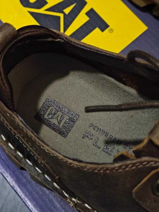 Кожаные туфли, мужские оригинал makasima Caterpillar Flex [39-45]