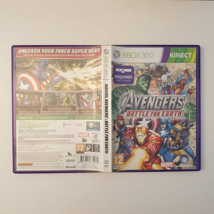 Marvels Avengers Battle For Earth Kinect Xbox 360