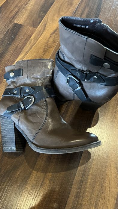 Botine piele naturala Tamaris mar 40