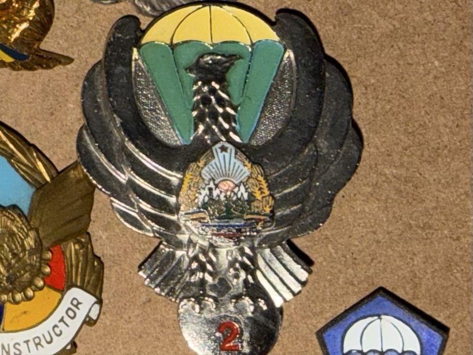 Set 3 insigne parașutist militar – clasele 1, 2 și 3 – RSR