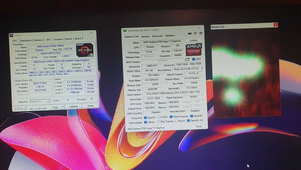 kit am4 b450m + ryzen 3400g + ssd 256gb + 16gb ddr4