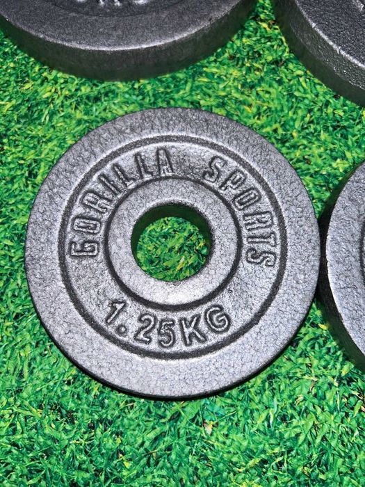 Set gantere cu discuri din fier 10kg 30/31mm