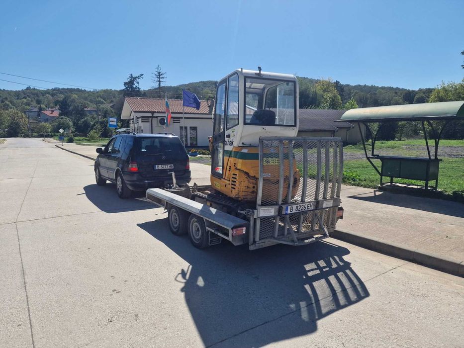 Услуги с мини багер, бобкат, всляк