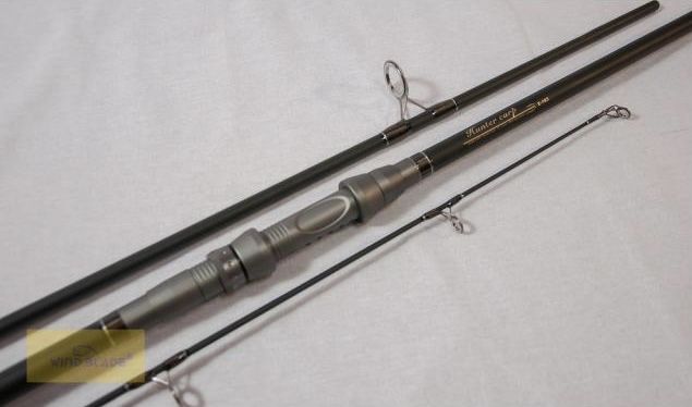 Set 4 Lansete Hunter Carp, lungime 3,90 m, cu actiune mare, 4,5 Lbs, C