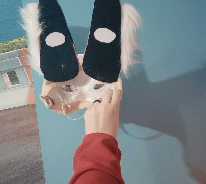 Маска оцелота ручной работы