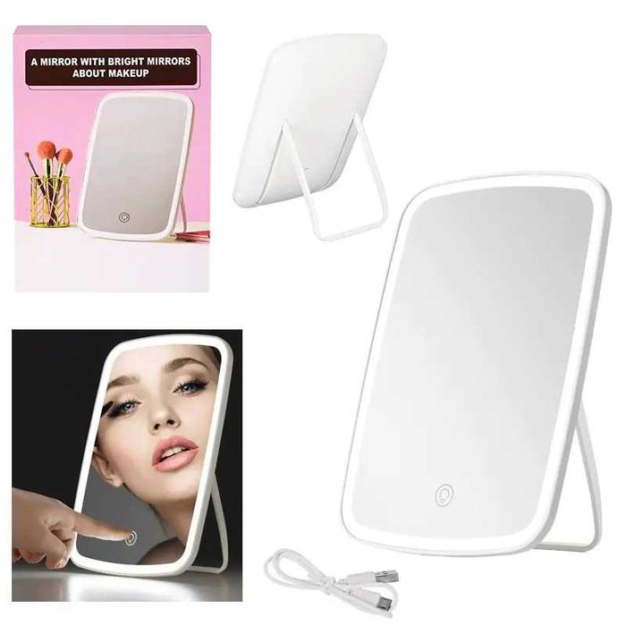 Настолно огледало с LED осветление