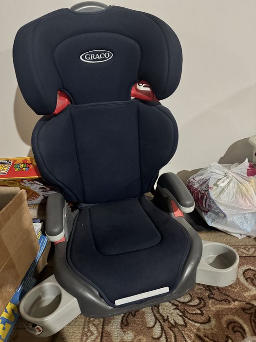 Graco Booster Basic Litho Opal Sky 3 (22-36 кг) серый