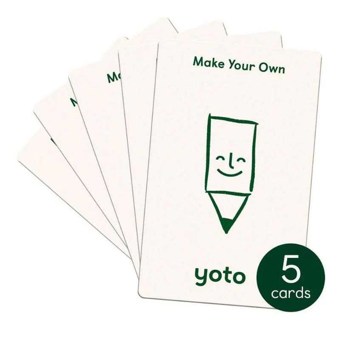 Set carduri Yoto - Make Your Own (blank cards), reutilizabile