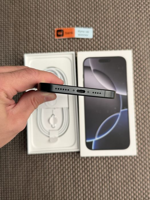 КАТО НОВ! 512Gb*ЛИЗИНГ* iPhone 16 Pro Max Blac Titanium 96% БАТЕРИЯ